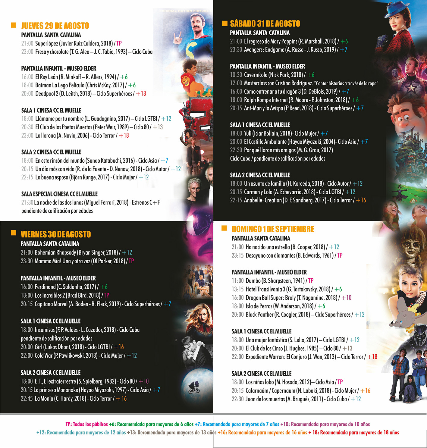 programacion cinemasfood